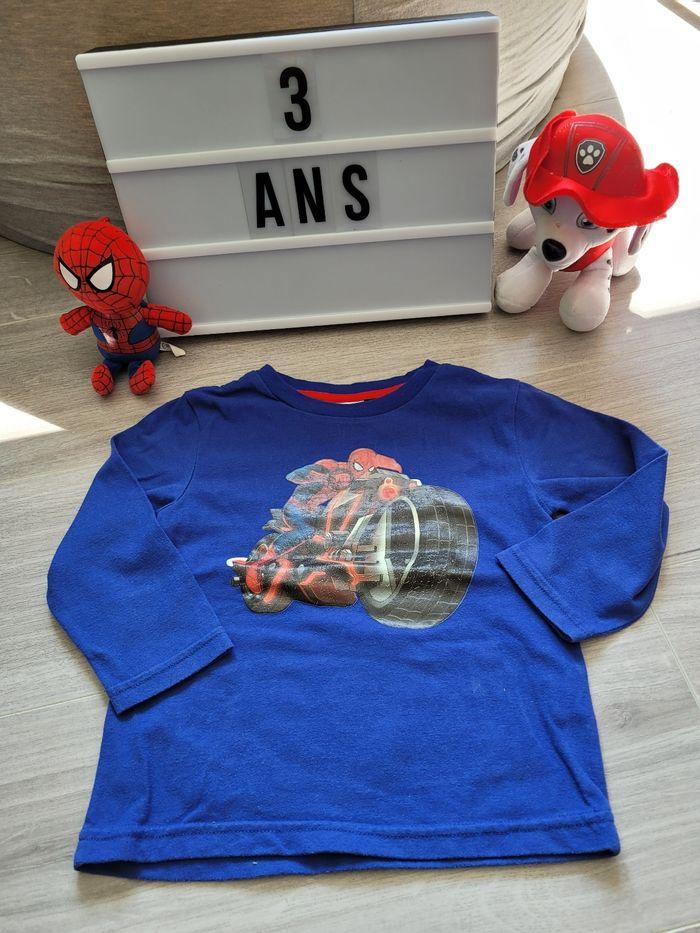 T-shirt manches longues spiderman