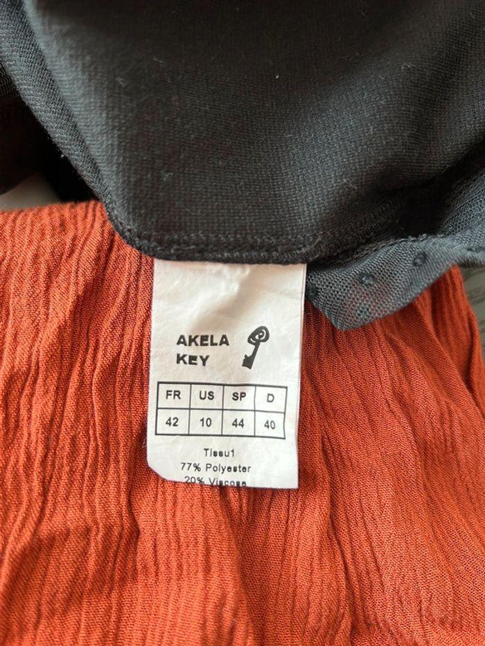 Blouse manches longues enduite noire Akela Key - photo numéro 6