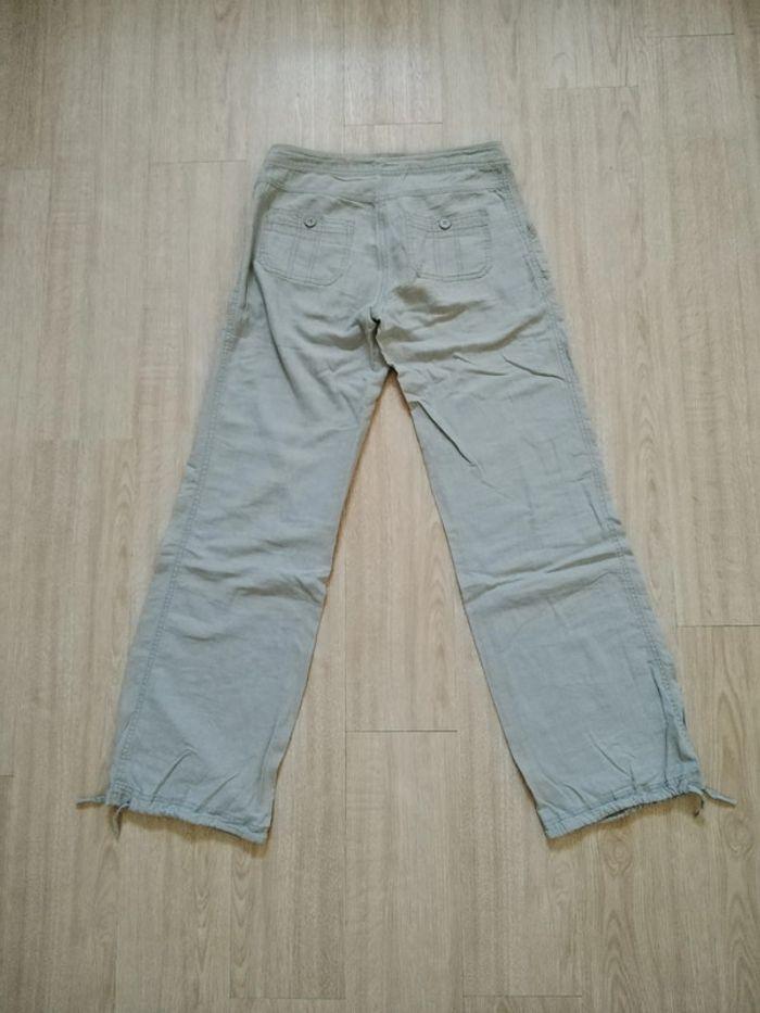 Pantalon léger lin et coton S - photo numéro 2