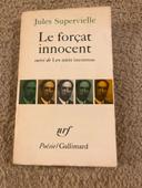 Livre Le Forçat innocent Poésie Gallimard