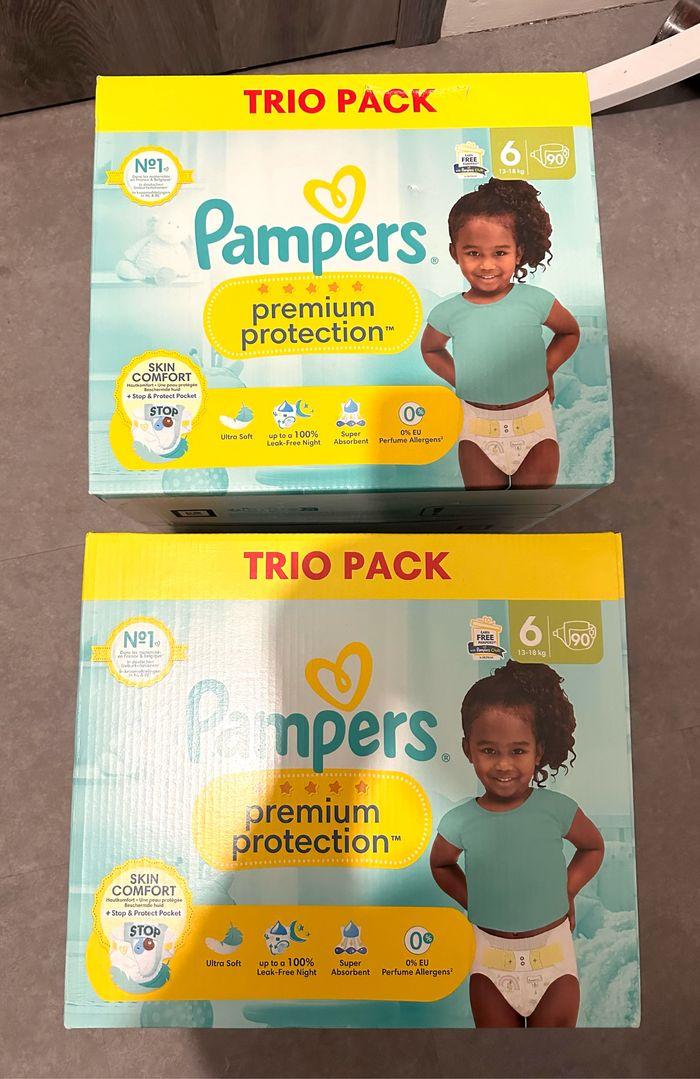 2 TRIO packs Pampers premium 6