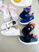 Lot basket fille taille 23 Nike Lacoste