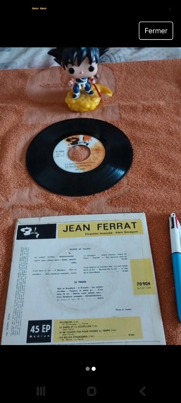 Vinyle 45 tours jean ferrat potemkine - photo numéro 1