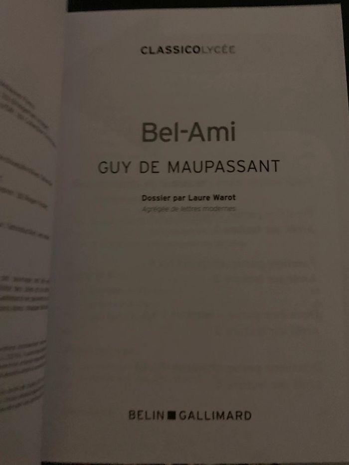 Livre Bel Ami Guy de Maupassant - photo numéro 3