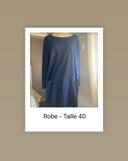 Robe Bleu Marine - Taille L - Avec Poches