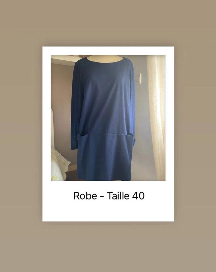 Robe Bleu Marine - Taille L - Avec Poches - photo numéro 1