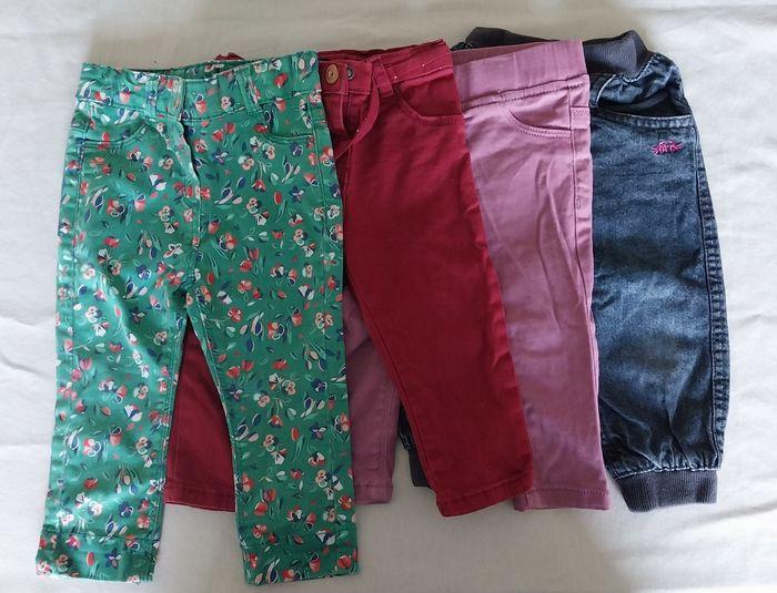 Lot de pantalons bébé fille 12 mois