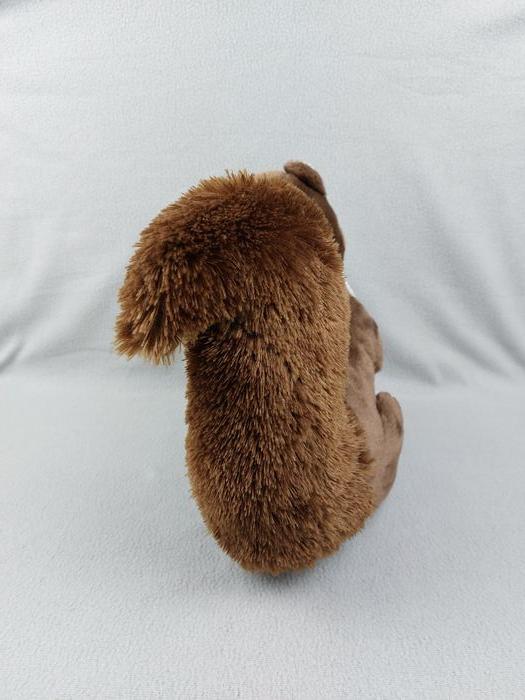 Peluche doudou écureuil GIPSY marron blanc environ 30 cm - photo numéro 3