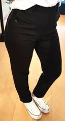 Pantalon tailleur noir laine coton kenzo t.38