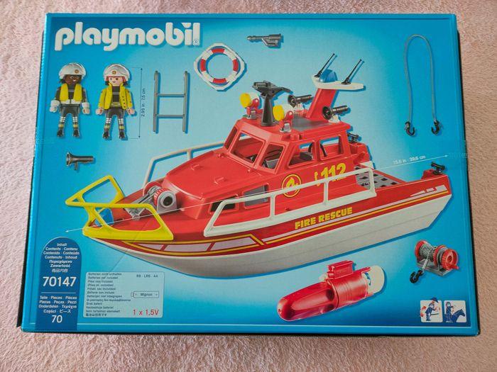 Playmobil City Action - Bateau de sauvetage et pompiers - 70147 - photo numéro 2