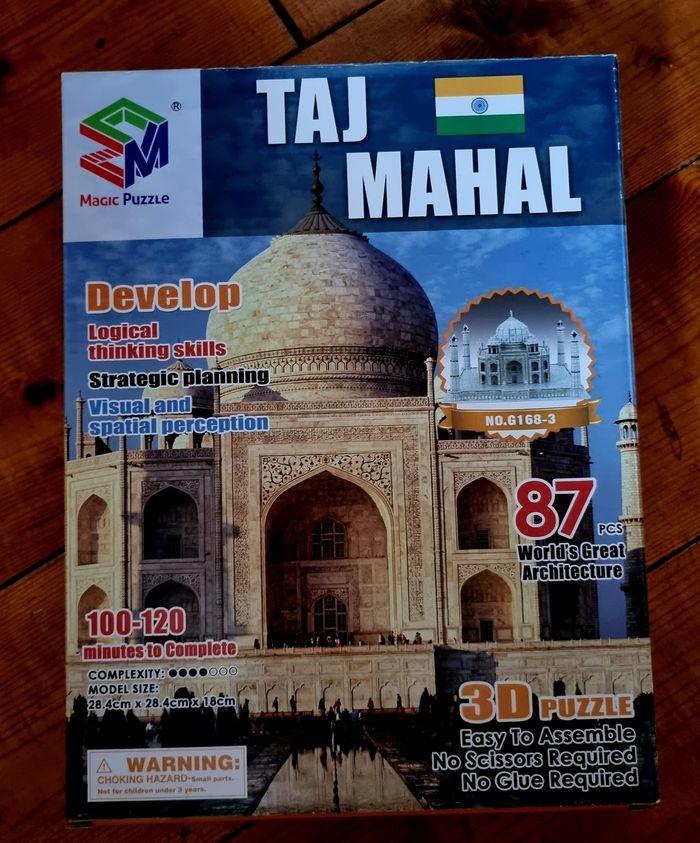 Puzzle 3d Taj Mahal - photo numéro 1