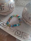 Bracelet de perles multicolores