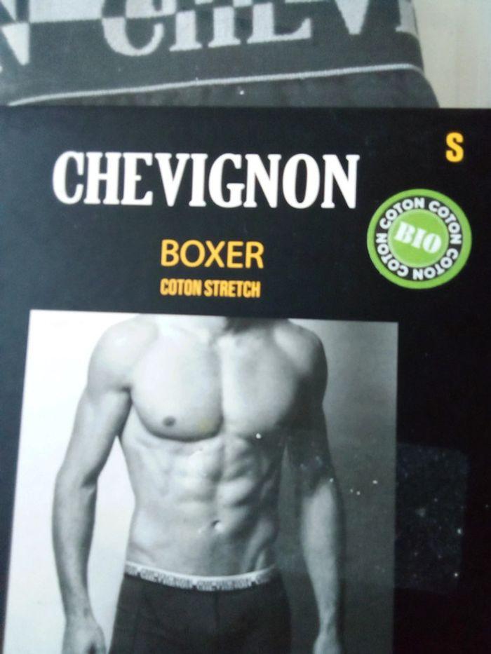 Boxer noir en coton bio Chevignon taille S - photo numéro 3