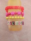 Lot de 4 bracelets petite fille