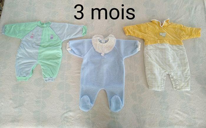 Lot 7 pyjamas taille 3 mois - photo numéro 3