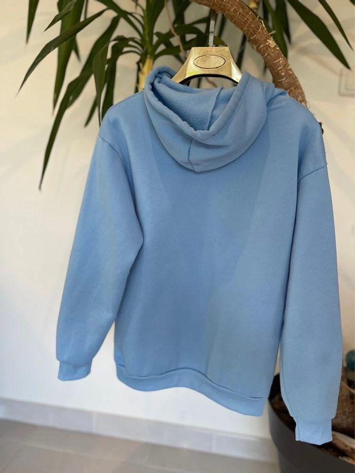 Sweat à capuche bleu - Shein taille XS - photo numéro 2