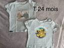 Lot de T-shirt Disney T 24mois