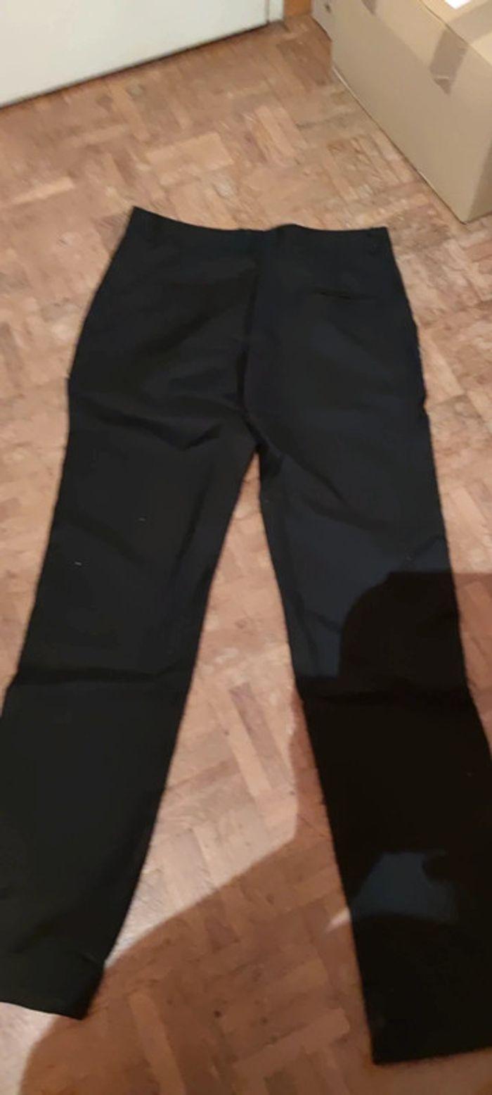 Pantalon de costume noir neuf t38 - photo numéro 2