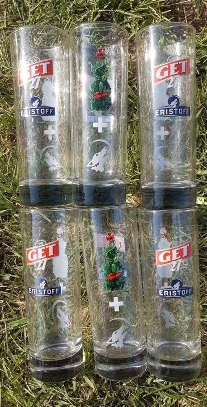 6 verres vodka eristoff + get 27