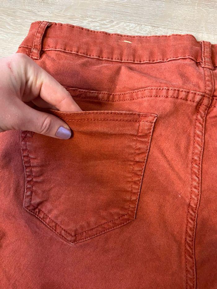 Pantalon skinny couleur rouge brique Pimkie taille 44 / 2XL - photo numéro 14