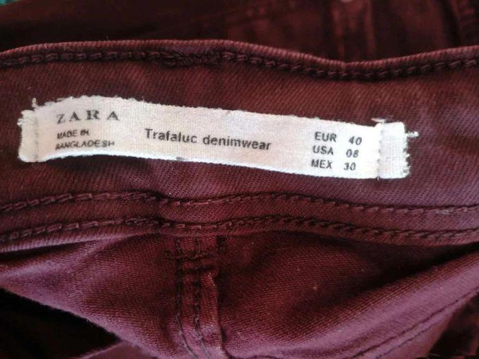 Jeans zara bordeaux  I.code y2k - photo numéro 3