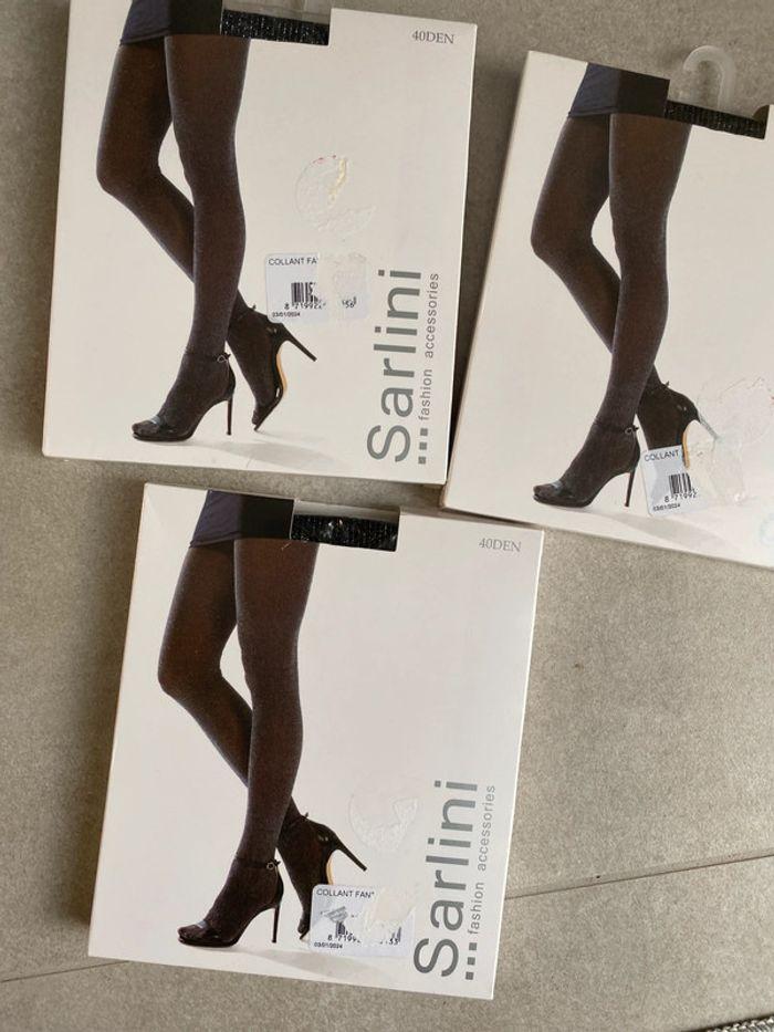 Lot de 3 collants noir - photo numéro 1