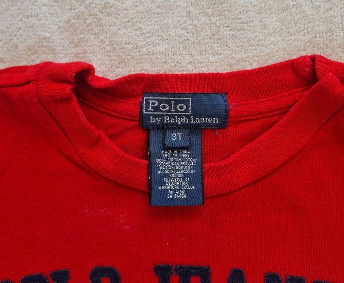 T-shirt rouge Ralph Lauren - Taille 3 ans - photo numéro 2