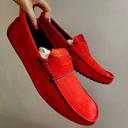 Superbes mocassins Ortiz & reed rouge 43