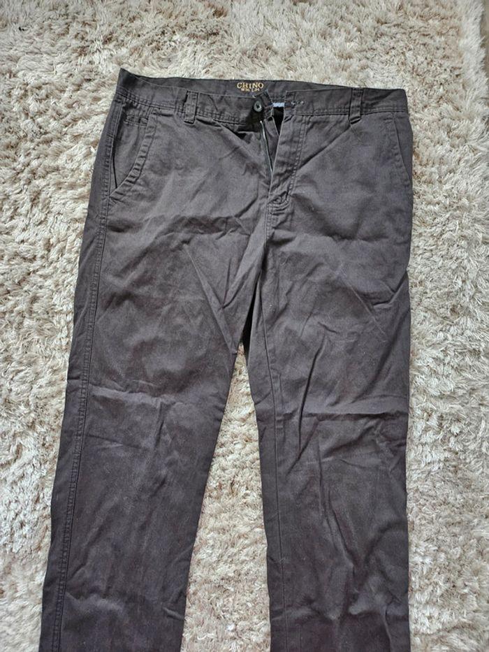 Pantalon chino marron taille 46 - photo numéro 2