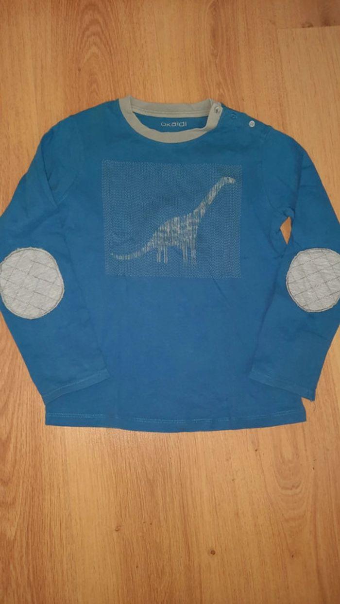 Tee shirt okaidi dinosaure - photo numéro 1