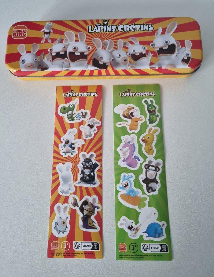 Boîte à crayon avec stickers