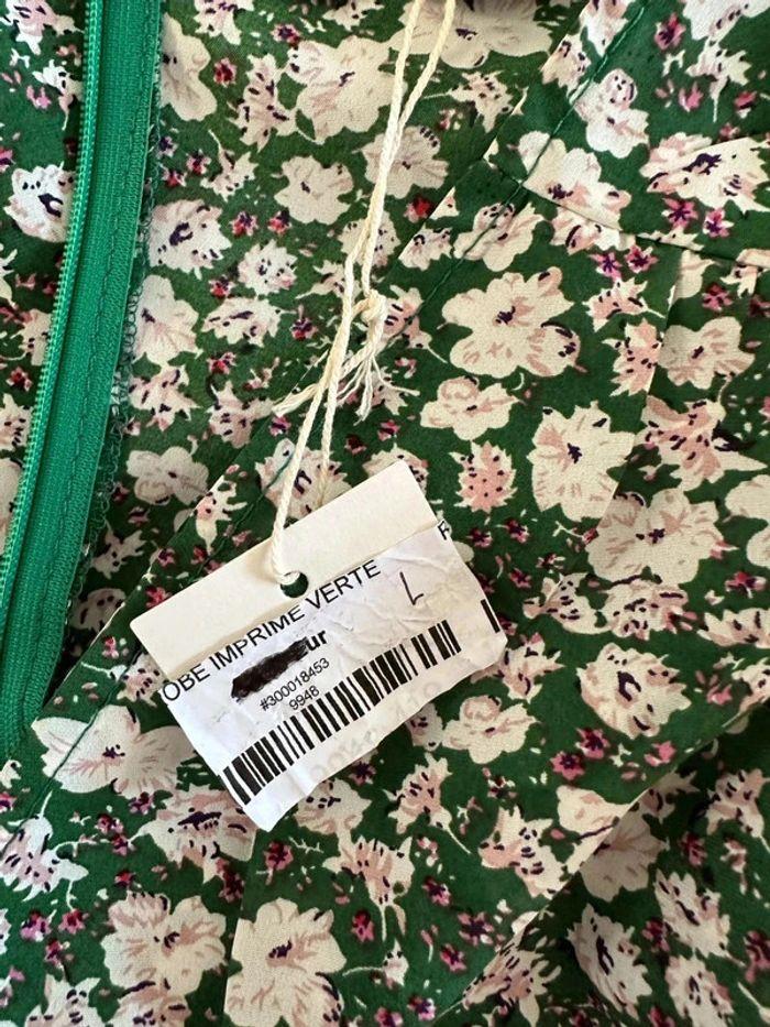 Robe It Hippie T: L verte à fleurs neuve - photo numéro 7