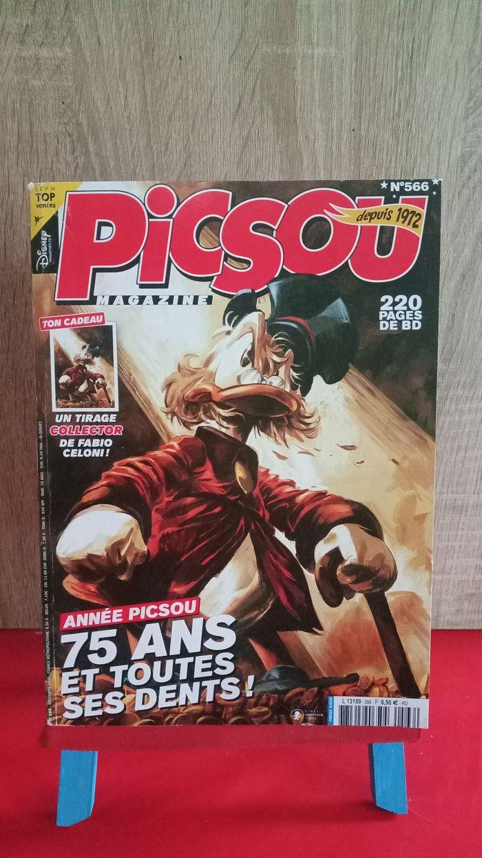 Picsou Magazine, n° 566, 2022, avec le poster et un tirage collector + stickers - photo numéro 1