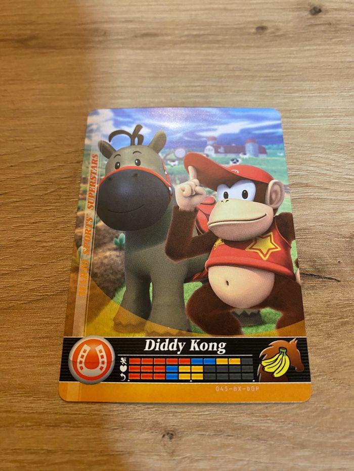 Carte amiibo  Diddy kong Mario sports - photo numéro 1