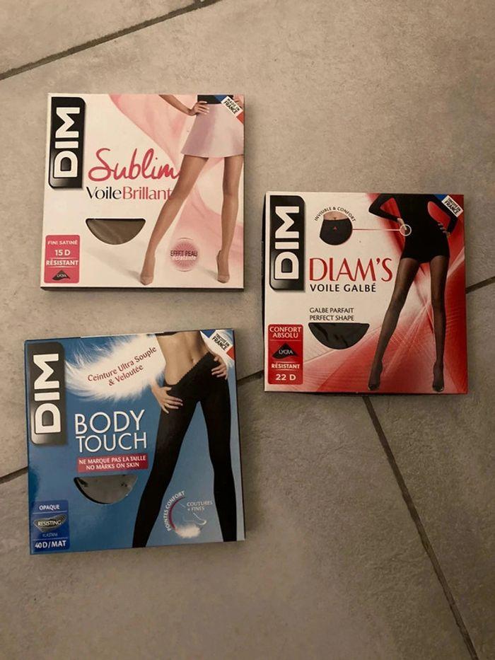 Lot de 3 collants neufs dim L