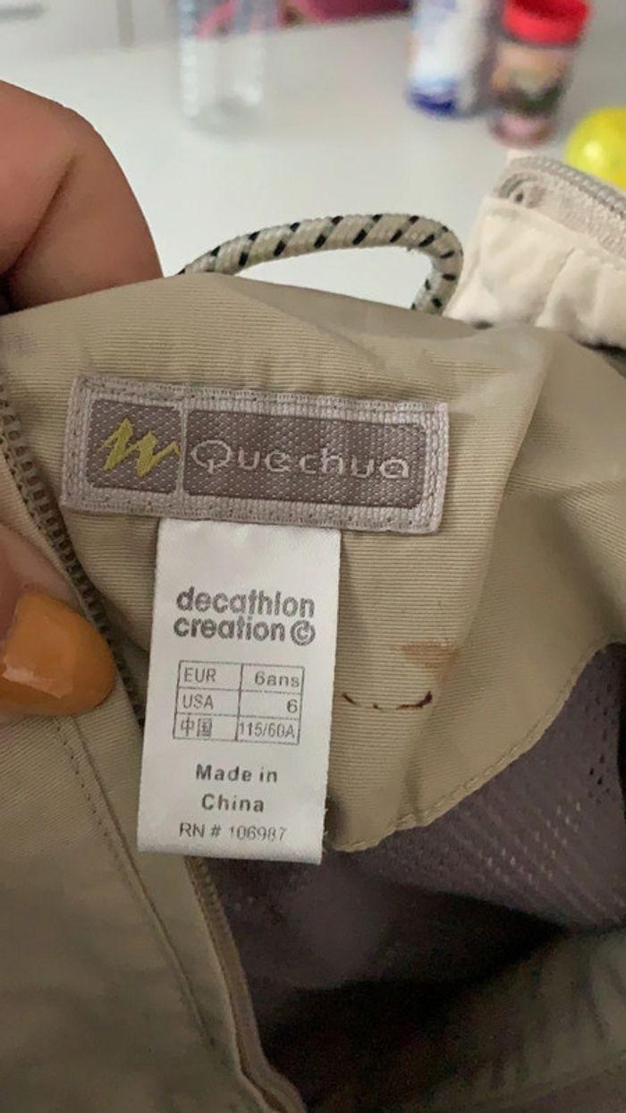 Veste coupe vent quechua demi saison - photo numéro 5