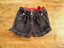 Short noir velours 8 ans