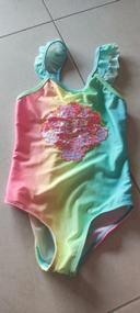 Maillot bain fille 1 pièce 6 ans