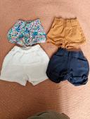 Lot de 4 Shorts taille 3 mois