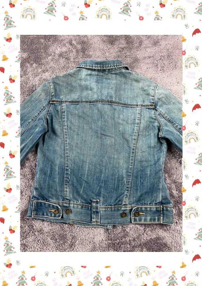 👕 Veste en Jeans vintage y2k Bleu Clair Taille S 👕 - photo numéro 2