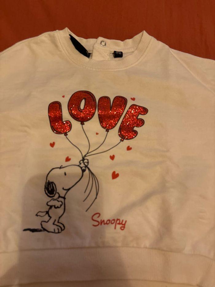 Sweat blanc snoopy - photo numéro 2