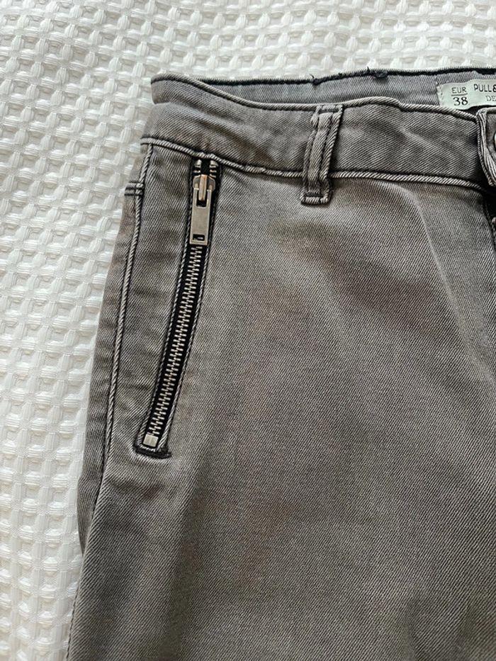 Jean skinny pull and bear gris 38 - photo numéro 3