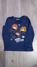 T-shirt à manches longues avec harry potter dessus