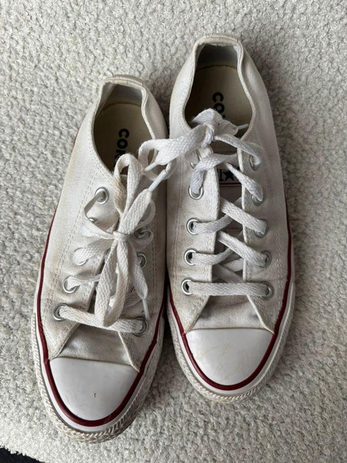 Converse basse blanche - photo numéro 5