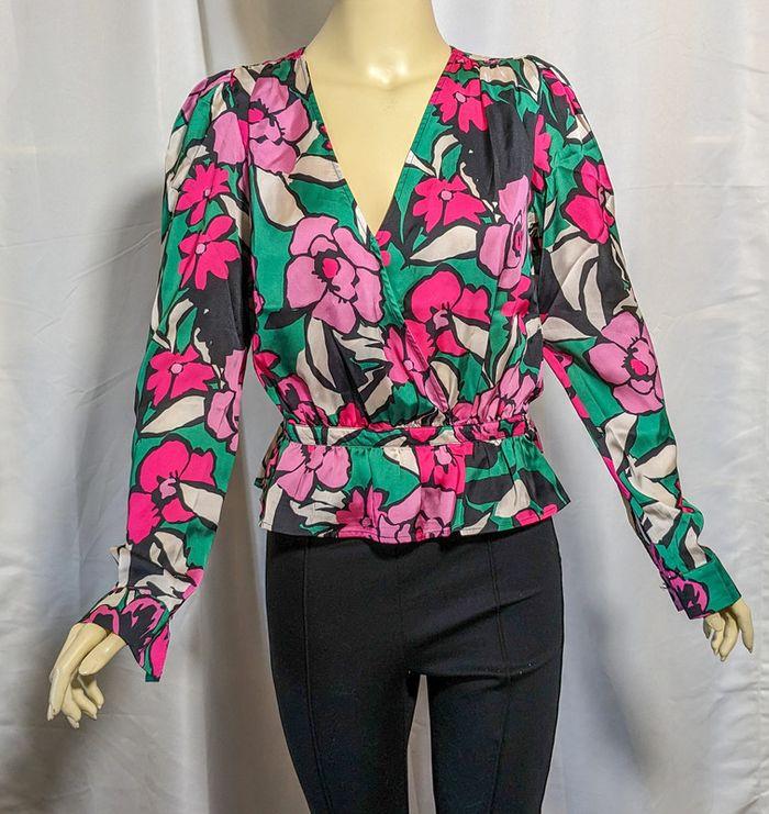 Blouse manches longues imprimé floral taille 36 Morgan - photo numéro 1