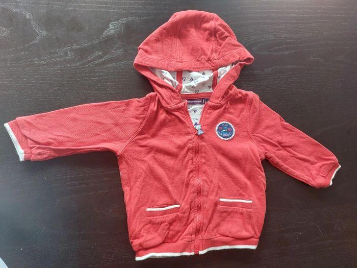 Gilet à capuche zippé ourson 18 mois - photo numéro 1