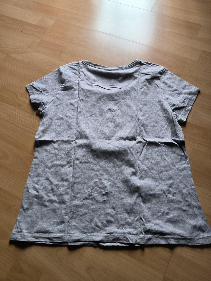 T-shirt étoile gris Upfashion taille L - photo numéro 5