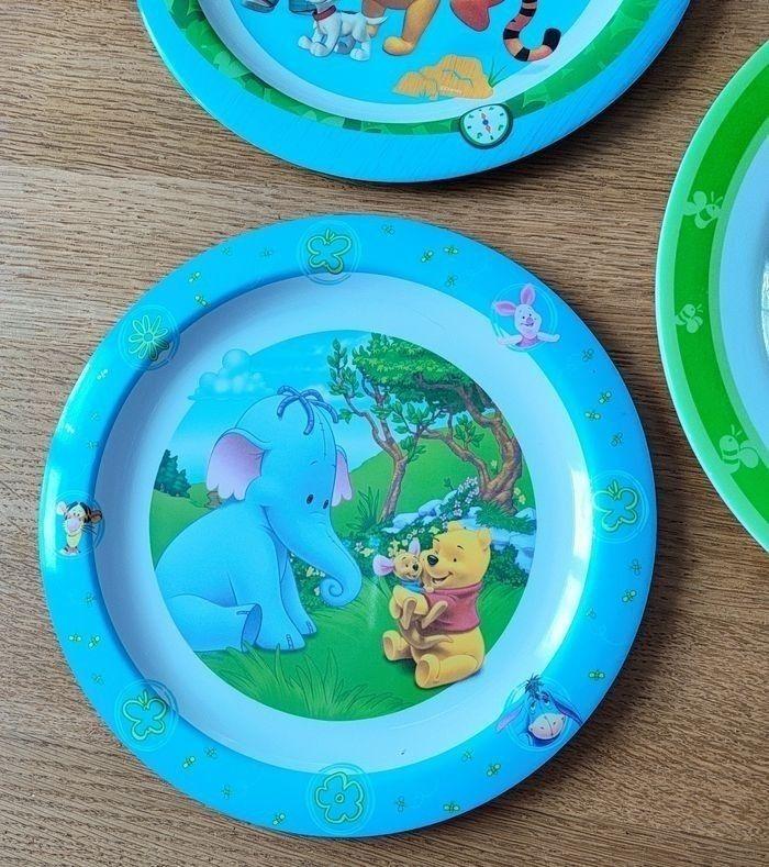 🌿 Lot de 5 assiettes enfant en mélamine - Disney / Marvel / Noël 🌿 - photo numéro 3