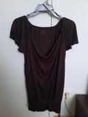 T shirt marron Edc taille S taille + grand