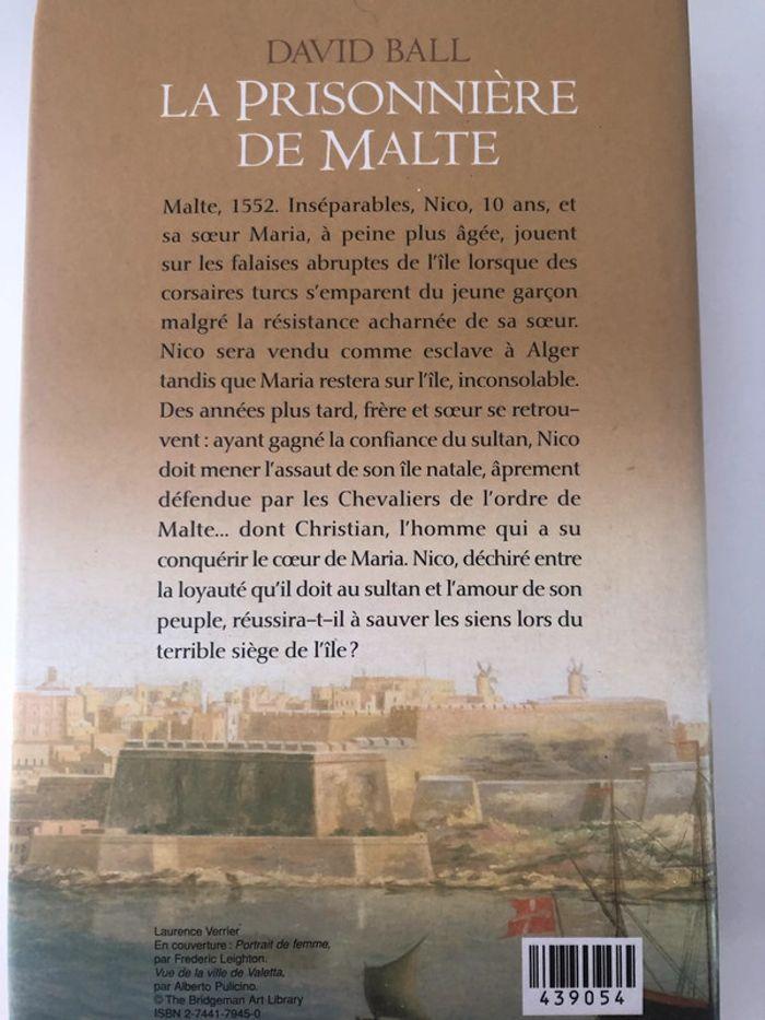 Livre « La prisonnière de Malte » de David Ball - photo numéro 2